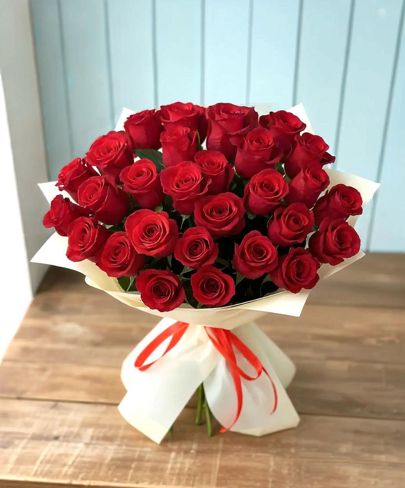 Букет 29 Красных роз в Нижнесортымском