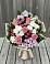 Букет цветов из: Альстромерии, Гвоздики, Розы и Хризантемы в Нижнесортымском