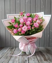 Букет Розовый кустик в Нижнесортымском