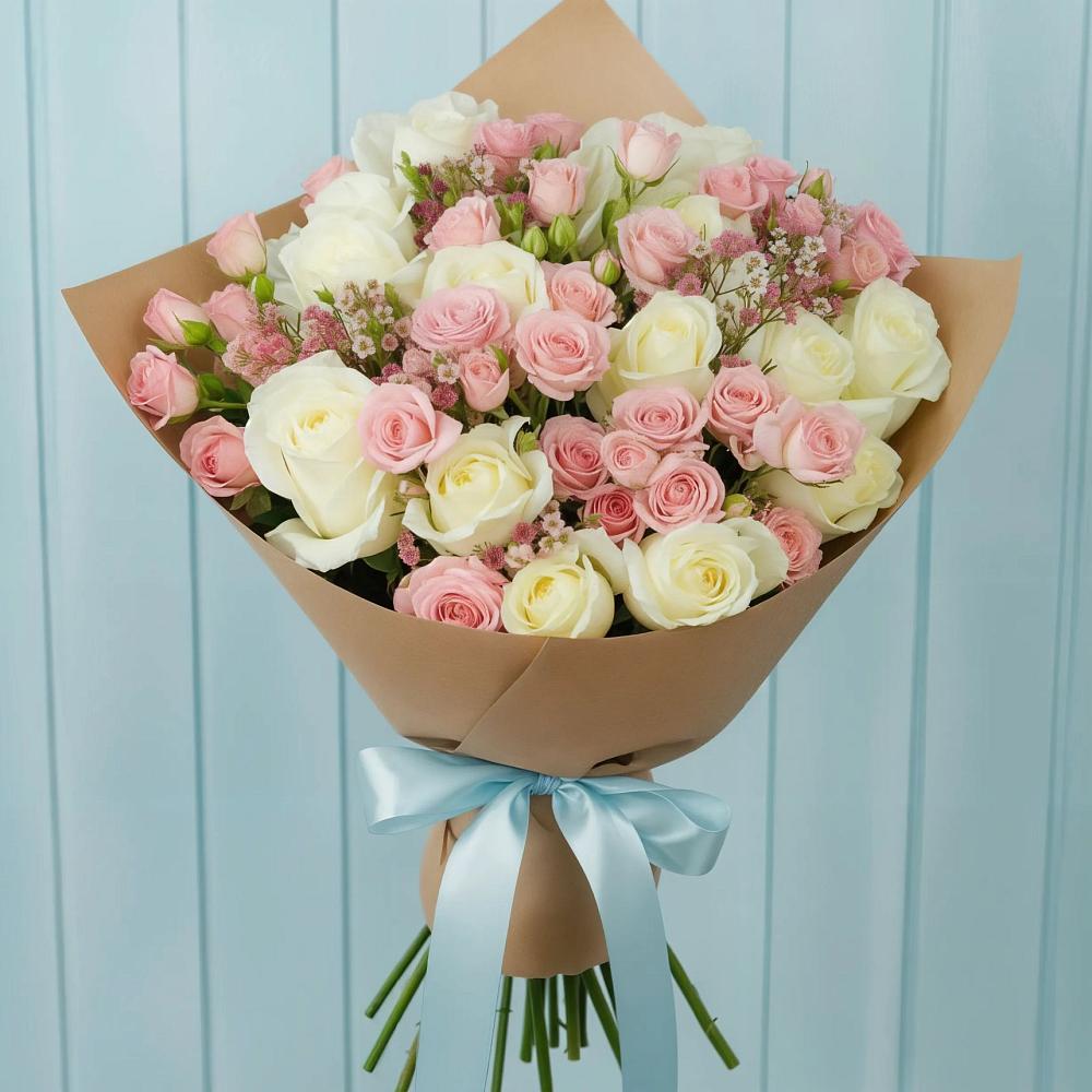 Букет цветов из: Розы в Нижнесортымском