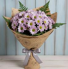 Букет цветов из:  Хризантемы #REPLACE_PRED# Нижнесортымском