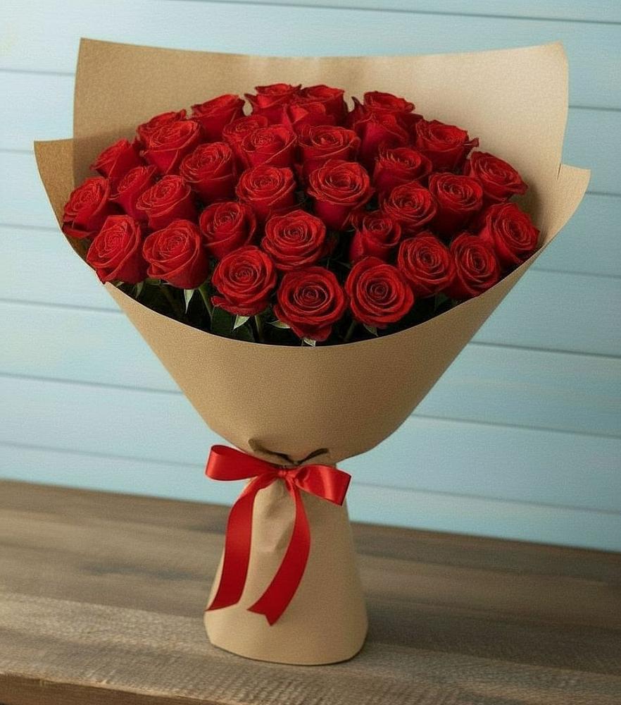 Букет Красные розы Милано в Нижнесортымском