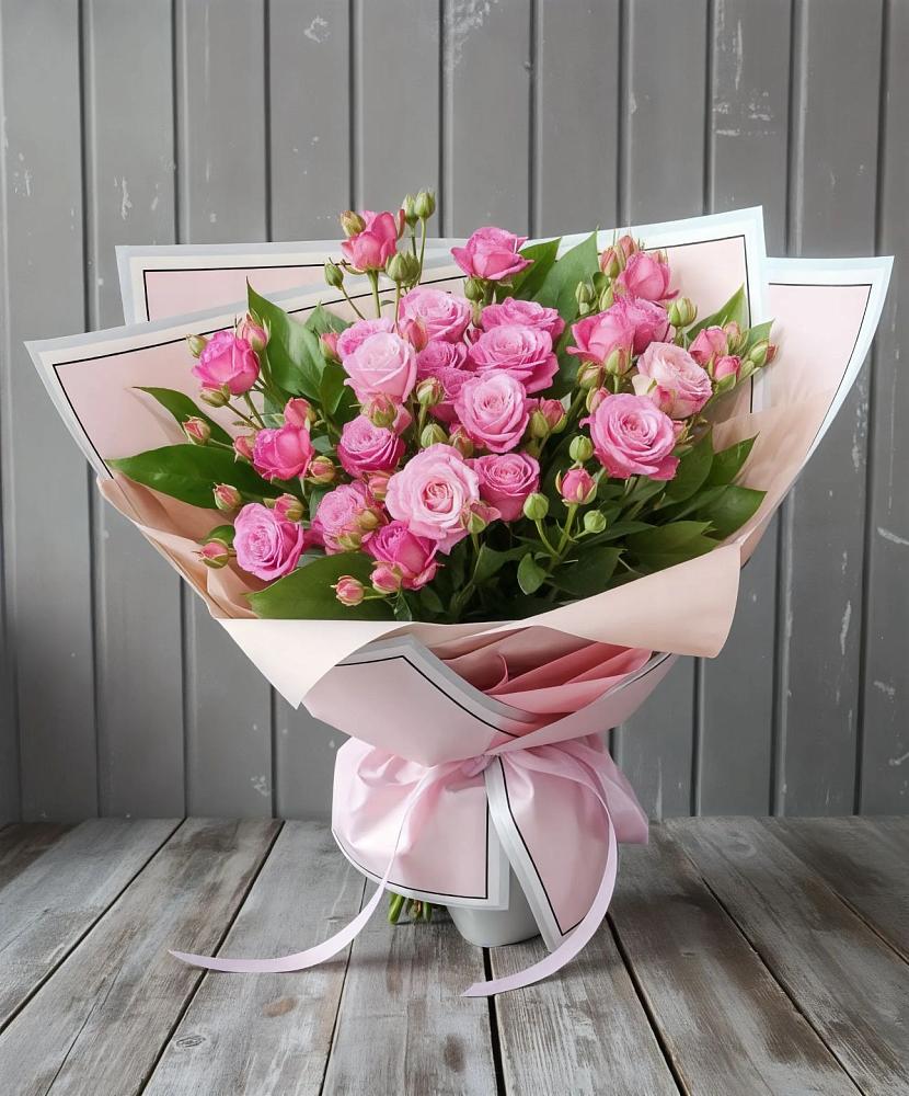 Букет Розовый кустик в Нижнесортымском