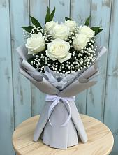 Букет цветов из:  Розы в Нижнесортымском