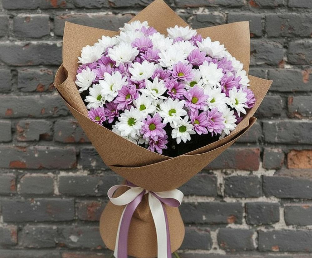 Букет цветов из: Хризантемы в Нижнесортымском