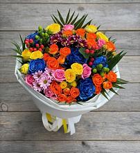 Букет цветов из:  Розы и Хризантемы в Нижнесортымском