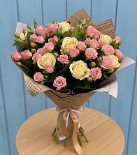 Букет цветов из:  Розы в Нижнесортымском