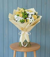 Букет цветов из:  Хризантемы и Розы в Нижнесортымском