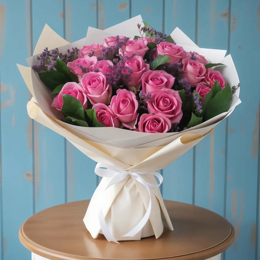 Букет цветов из: Розы в Нижнесортымском