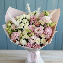 Букет цветов из:  Альстромерии и Розы в Нижнесортымском